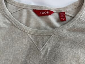 IZOD long sleeve 100% men's cotton woven shirt, comfortable & warm, size XL